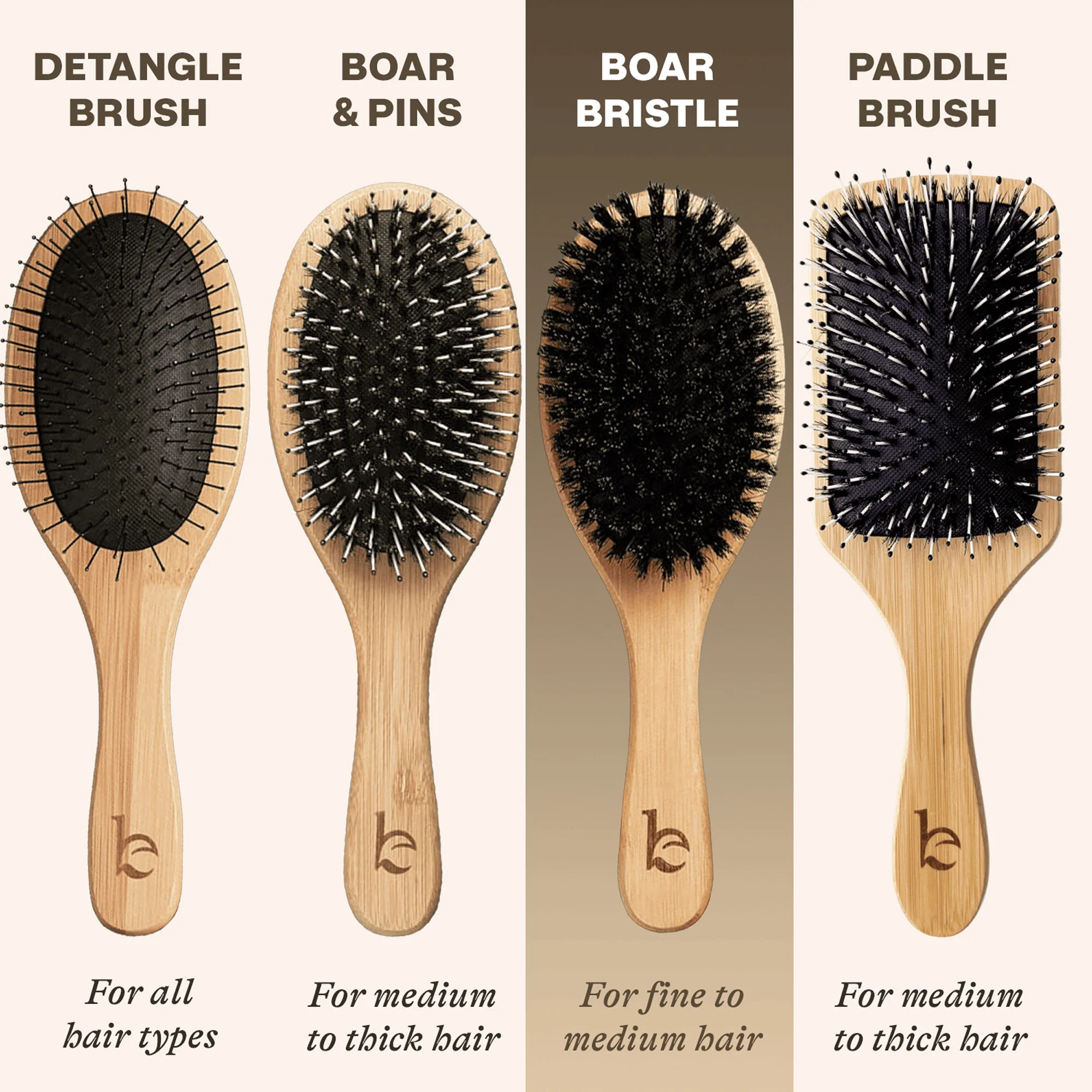 100% Boar Bristle Hair Brush - Image 8