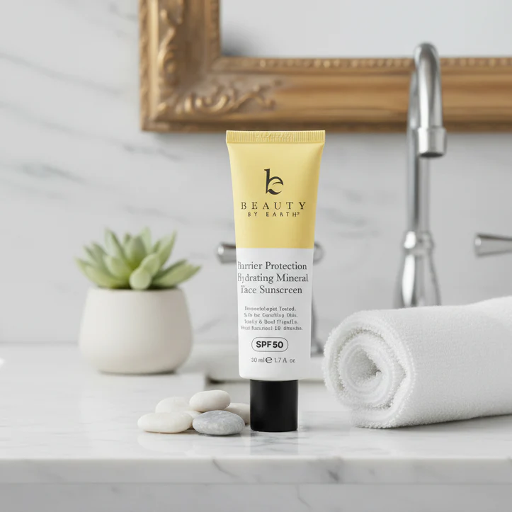 Barrier Protection Hydrating Mineral Face Sunscreen (SPF 50) - Image 5