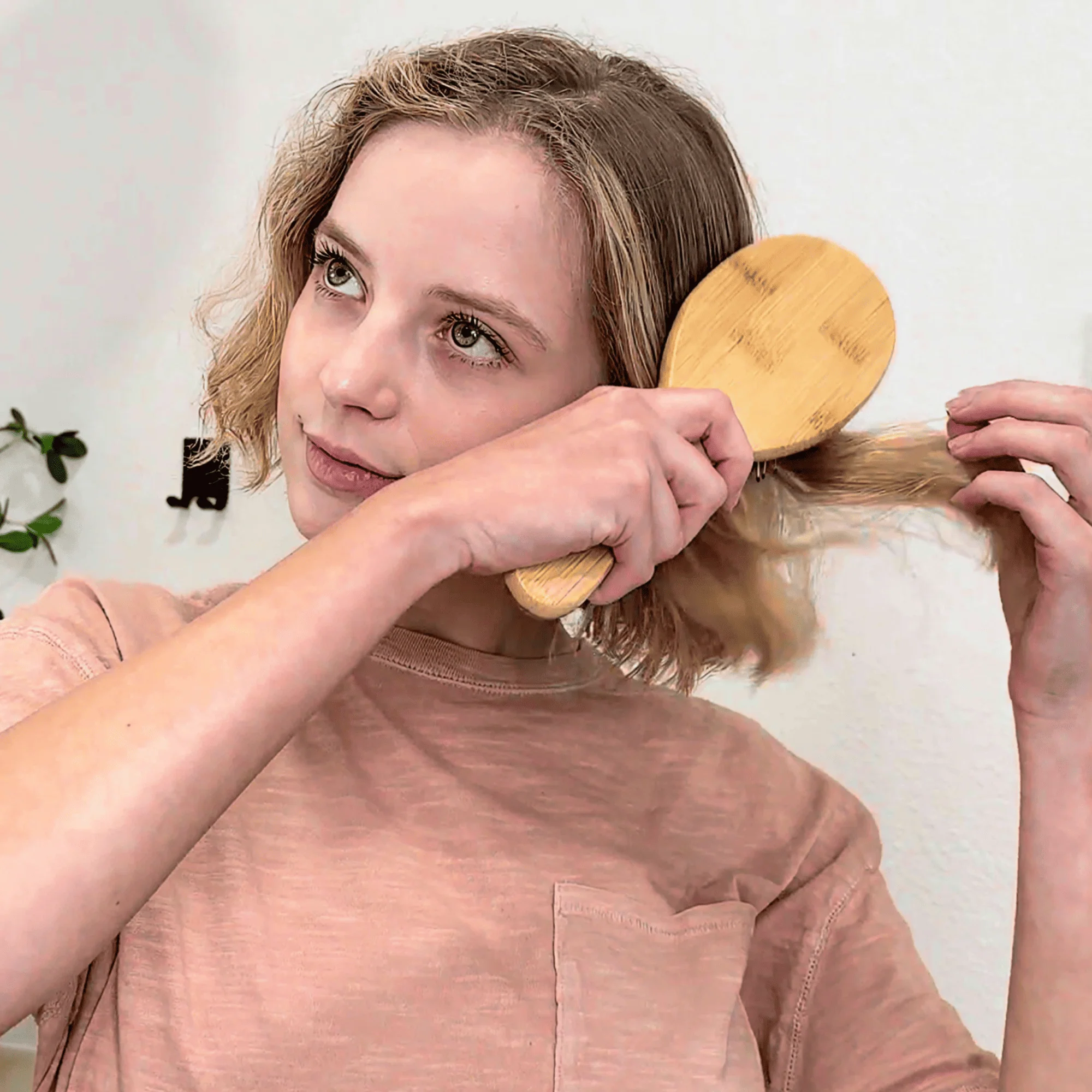 Boar Bristle Hair Brush - Image 4