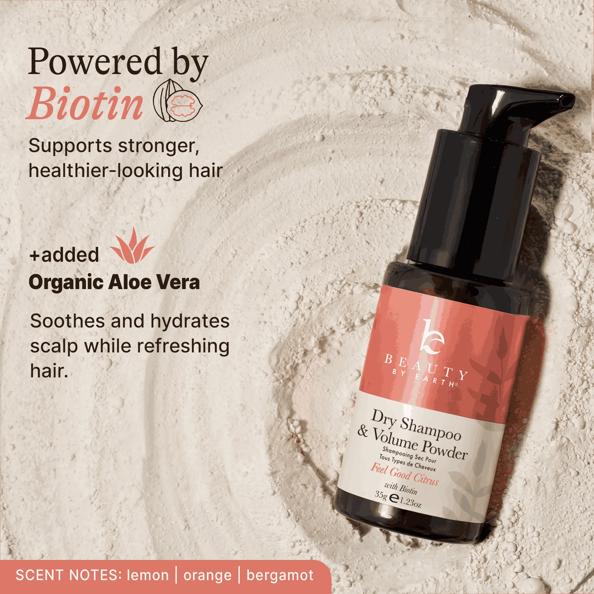 Dry Shampoo & Volume Powder (Feel Good Citrus) - Image 8