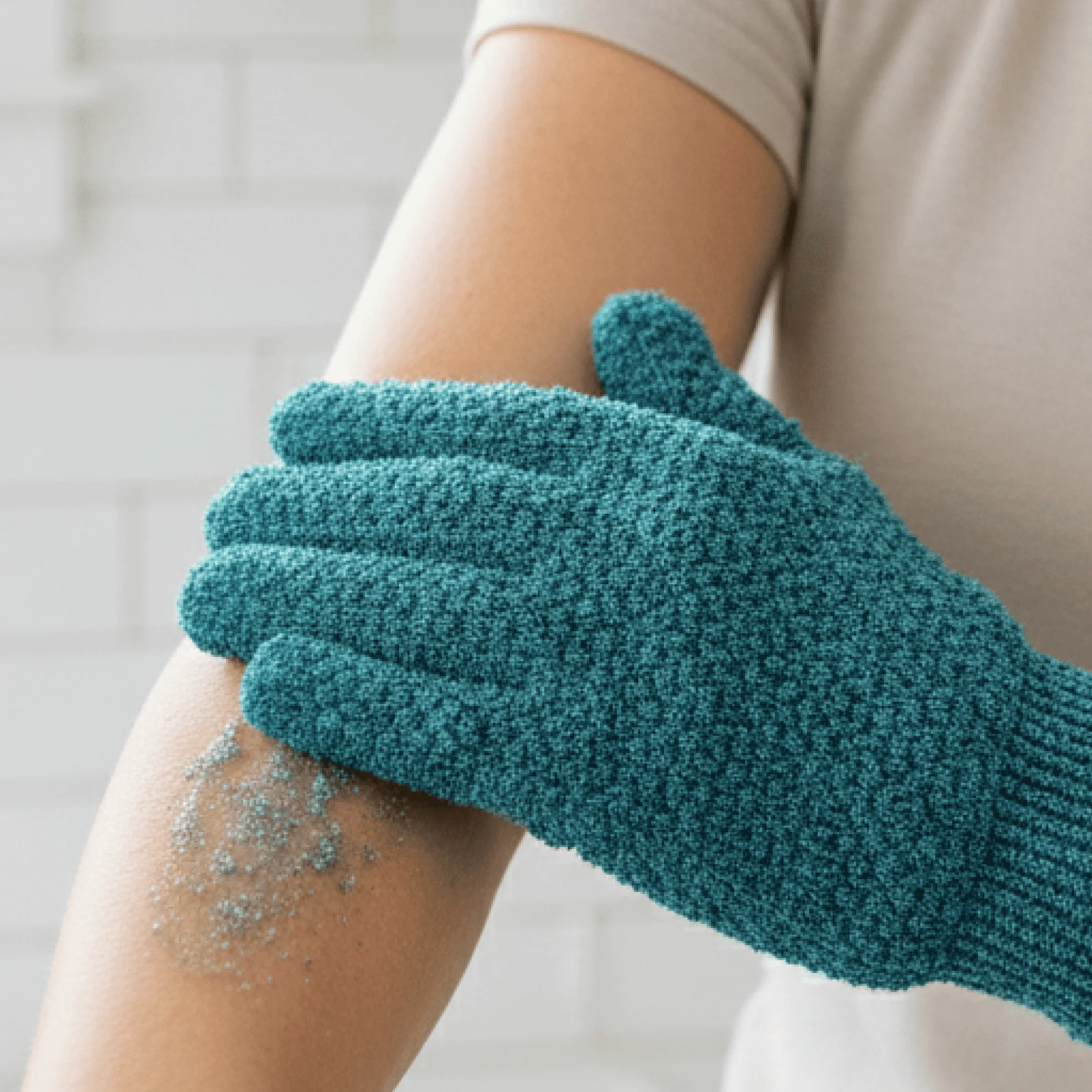 Exfoliating Gloves (Medium Exfoliation) - Image 5