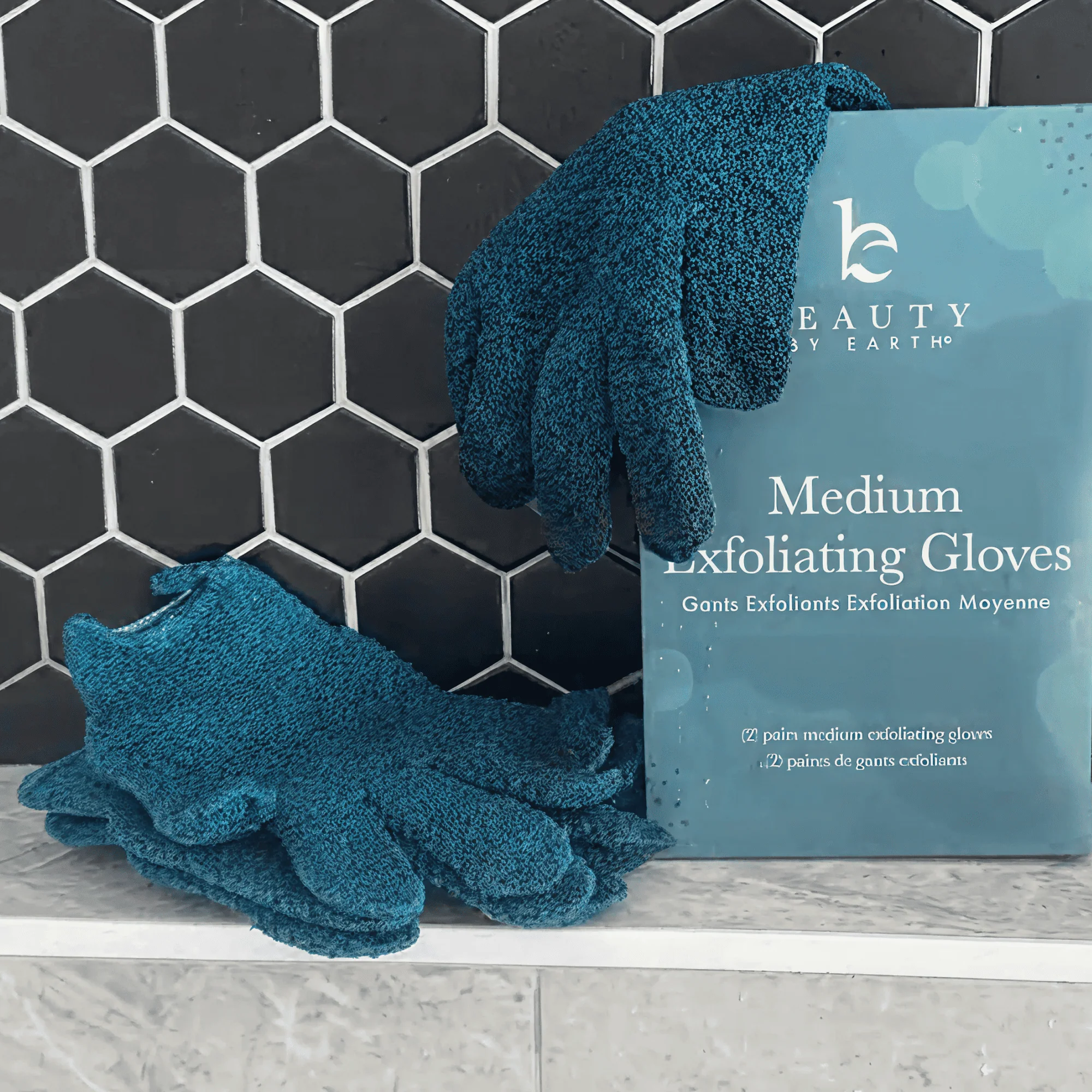 Exfoliating Gloves (Medium Exfoliation) - Image 6