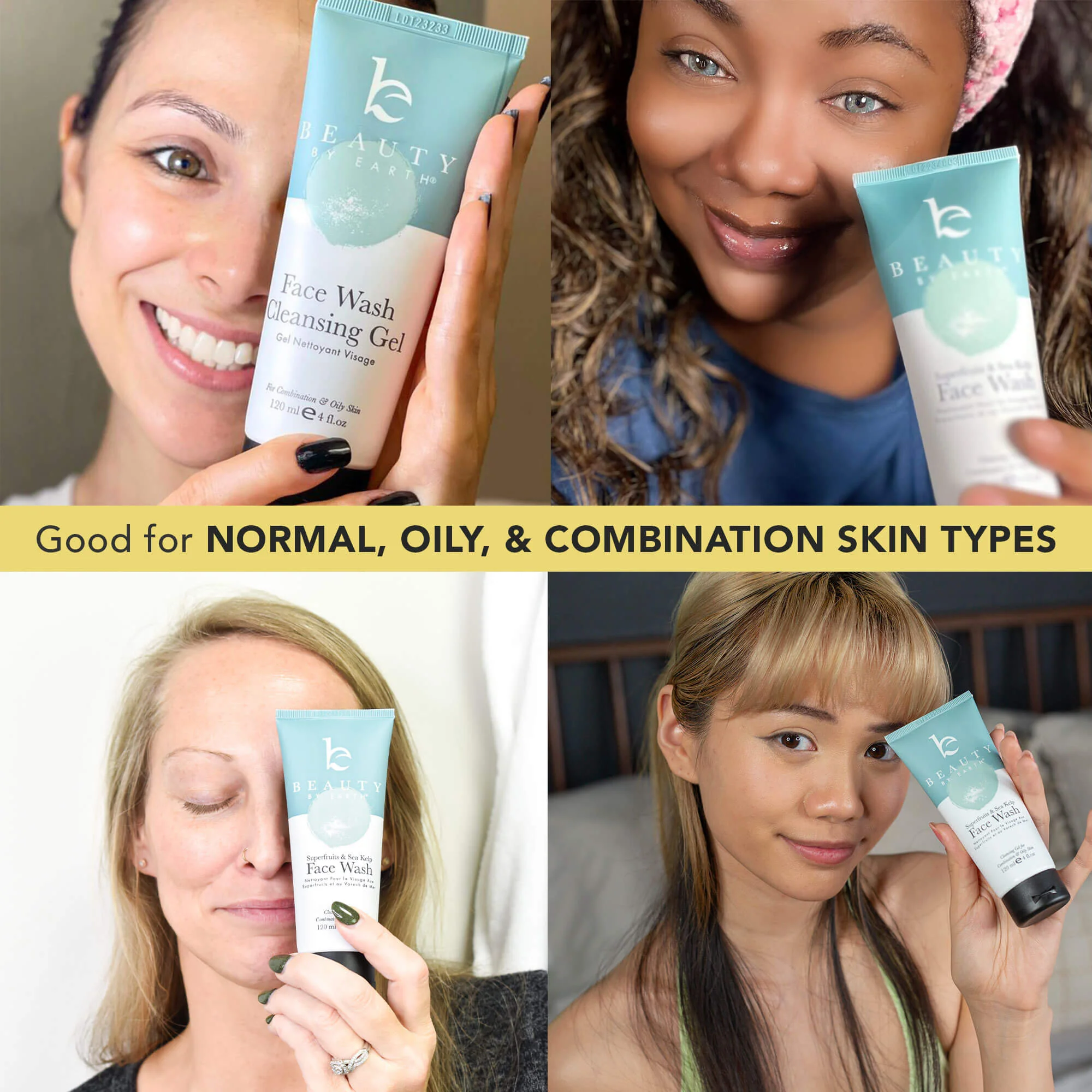 Superfruit & Sea Kelp Face Wash Gel for Oily & Combination Skin - Image 9
