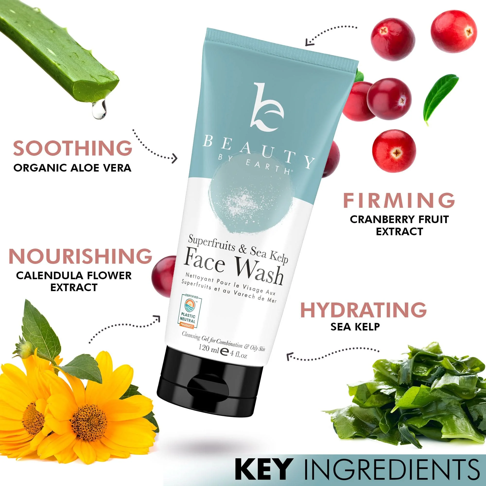 Face Wash Gel - with Super Fruits & Sea Kelp (Travel Size) - (FREE) - Image 7