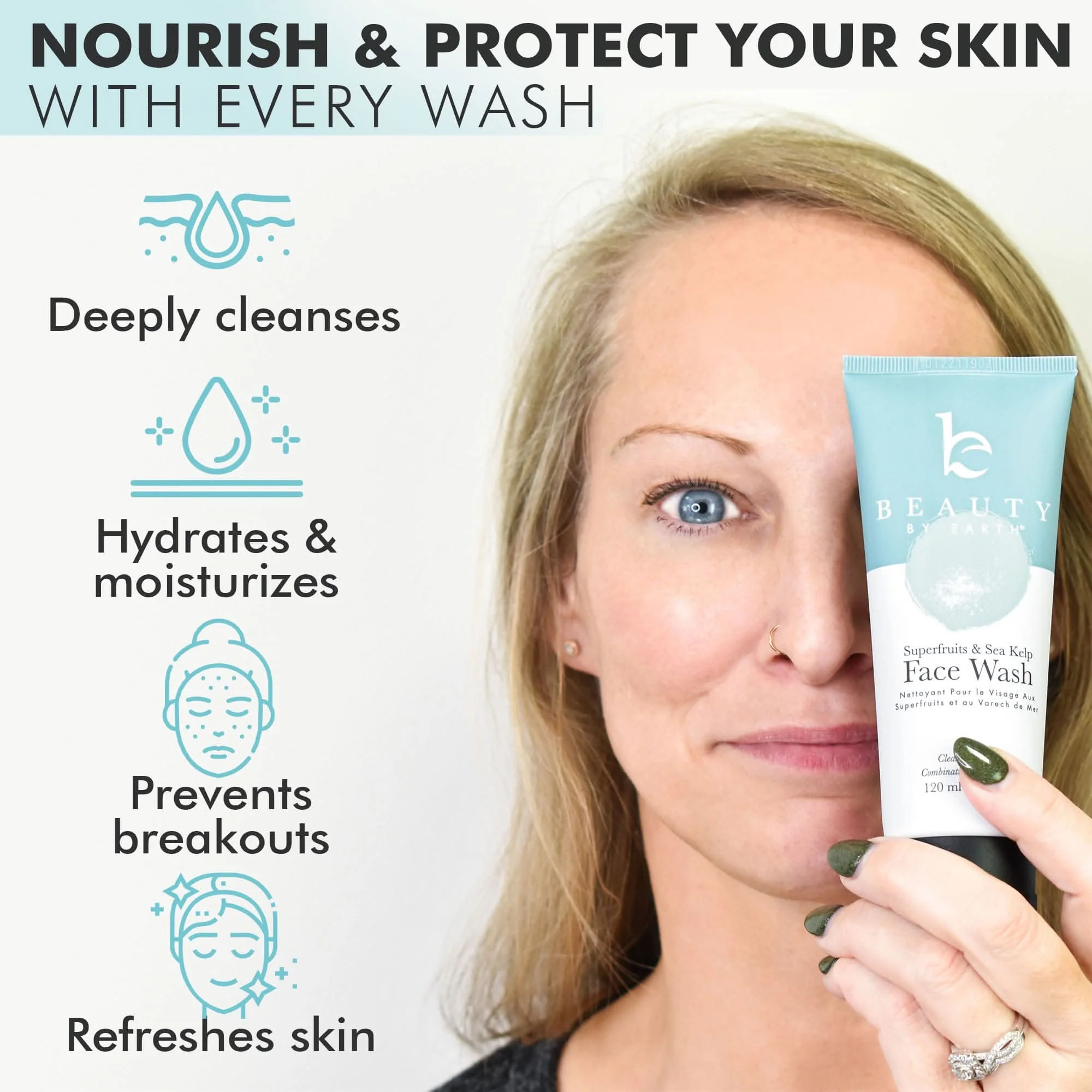 Face Wash Gel - with Super Fruits & Sea Kelp (Travel Size) - (FREE) - Image 8