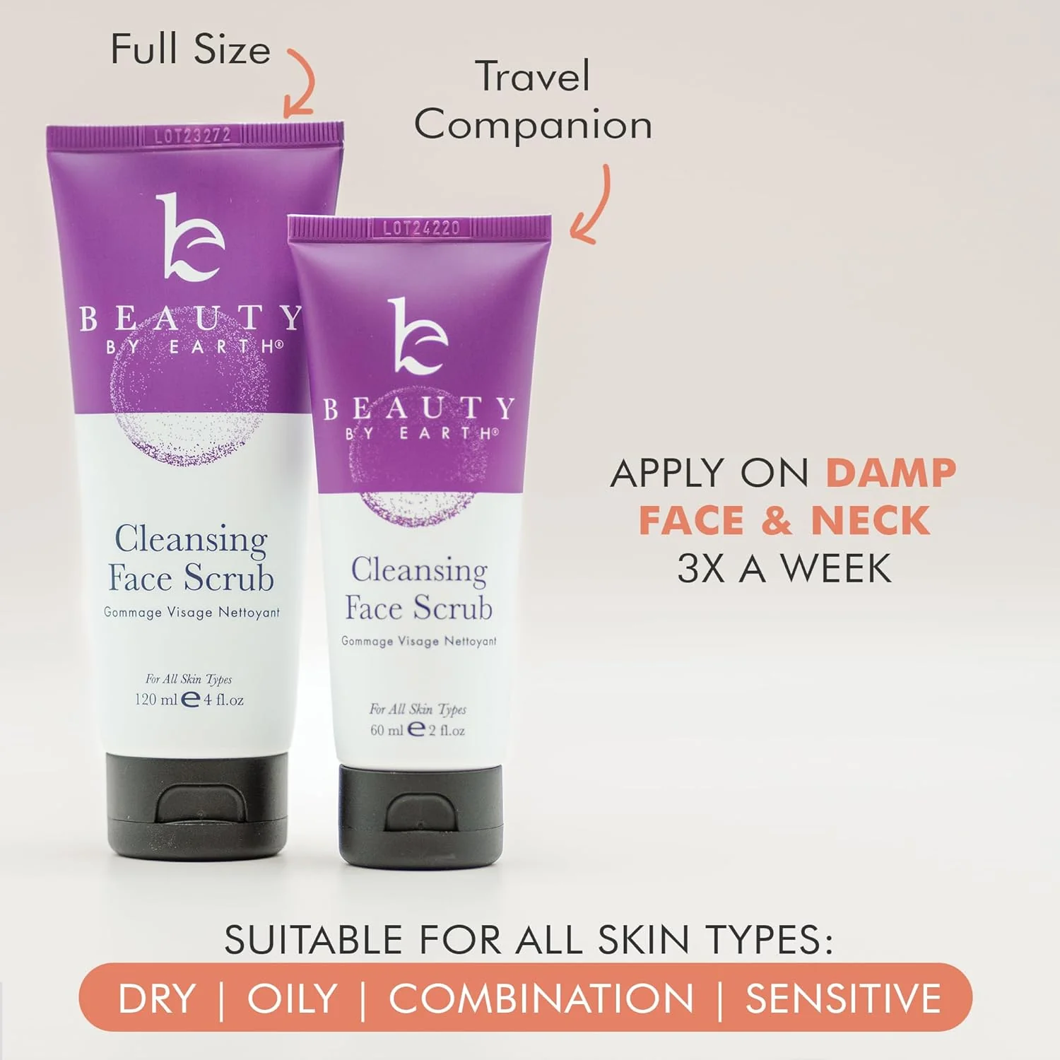 Facial Scrub - Superfruits & Calendula (Travel Size) - Image 3