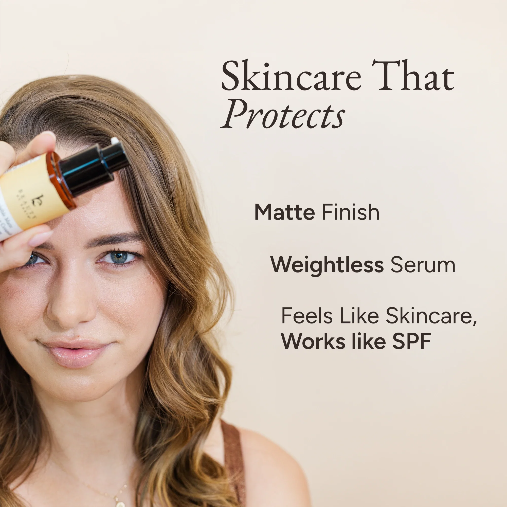 Invisible Matte Barrier Defense Ceramide Sunscreen Serum Face Serum (SPF 30) - Image 4