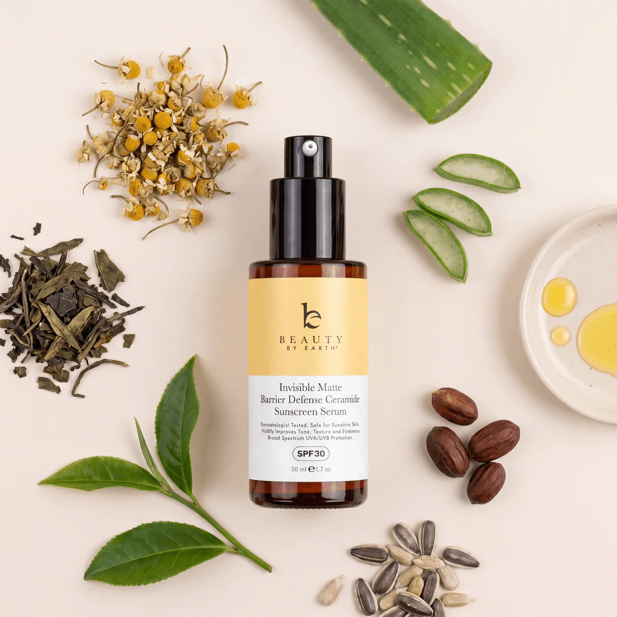 Invisible Matte Barrier Defense Ceramide Sunscreen Serum Face Serum (SPF 30) - Image 6