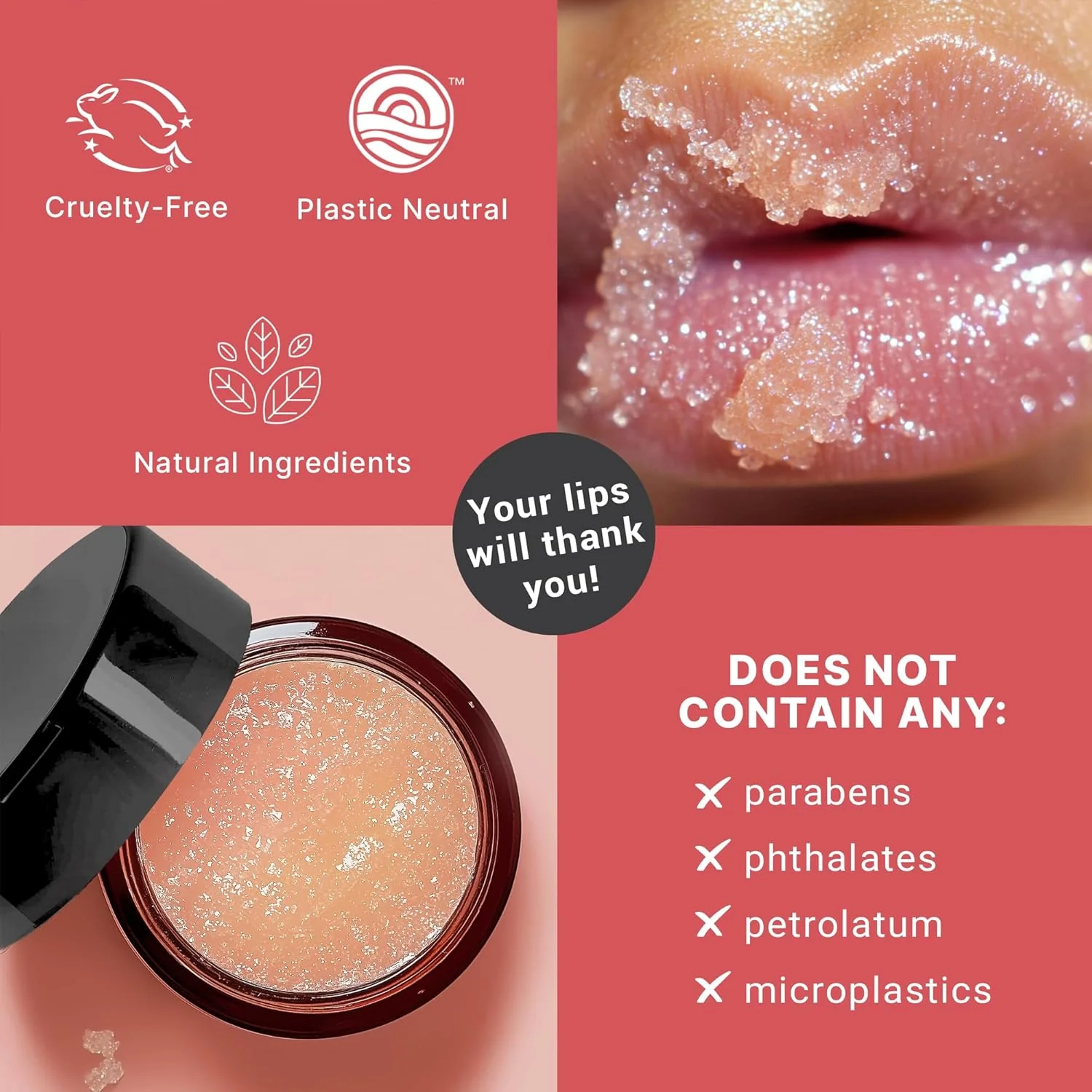 Organic Berry Lip Scrub - Image 3