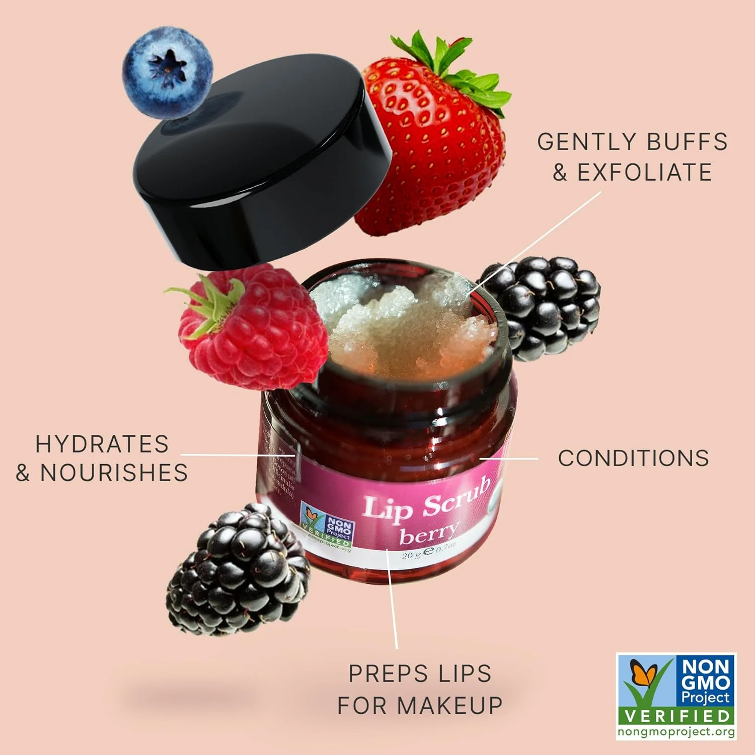 Organic Berry Lip Scrub - Image 5