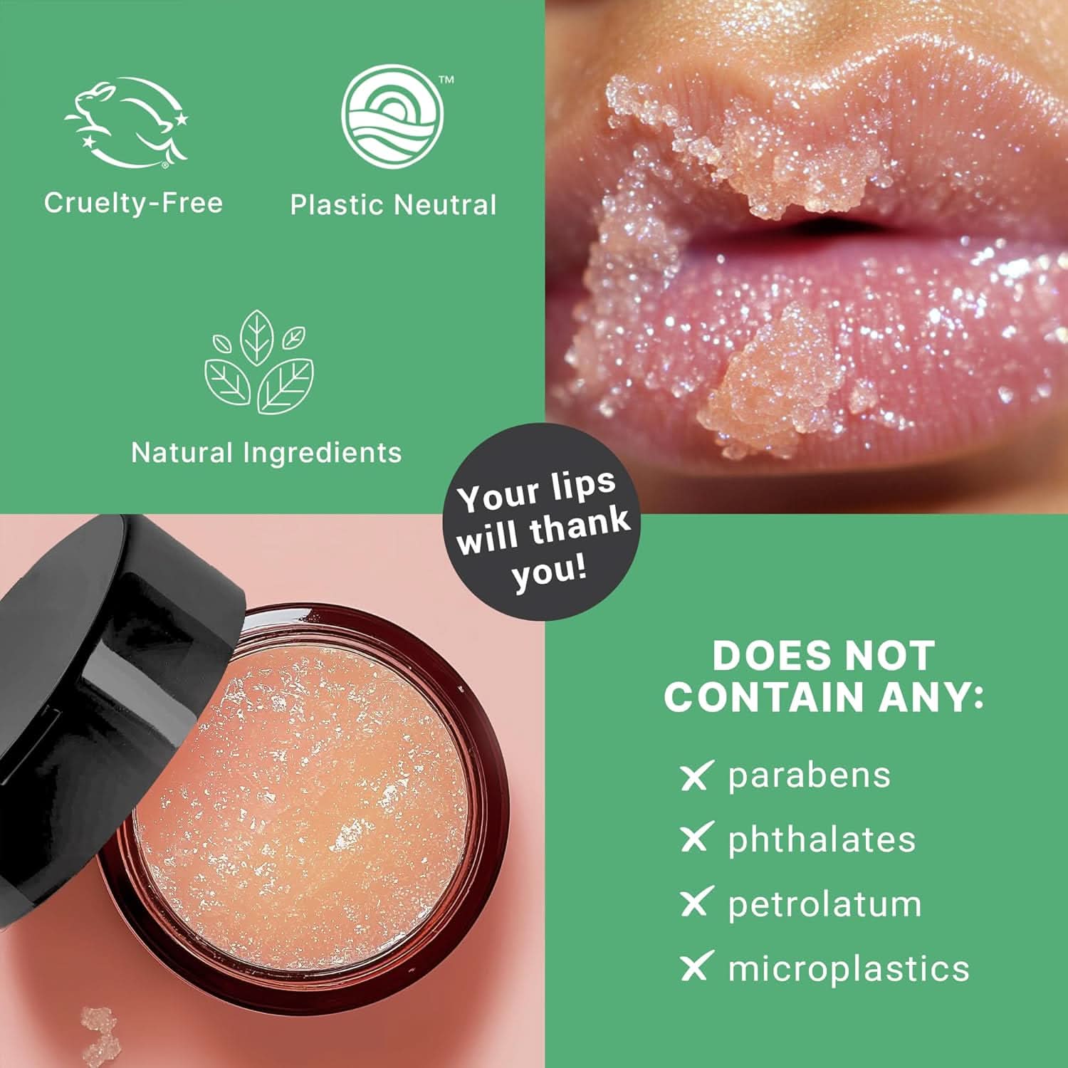 Organic Mint Lip Scrub - Image 6