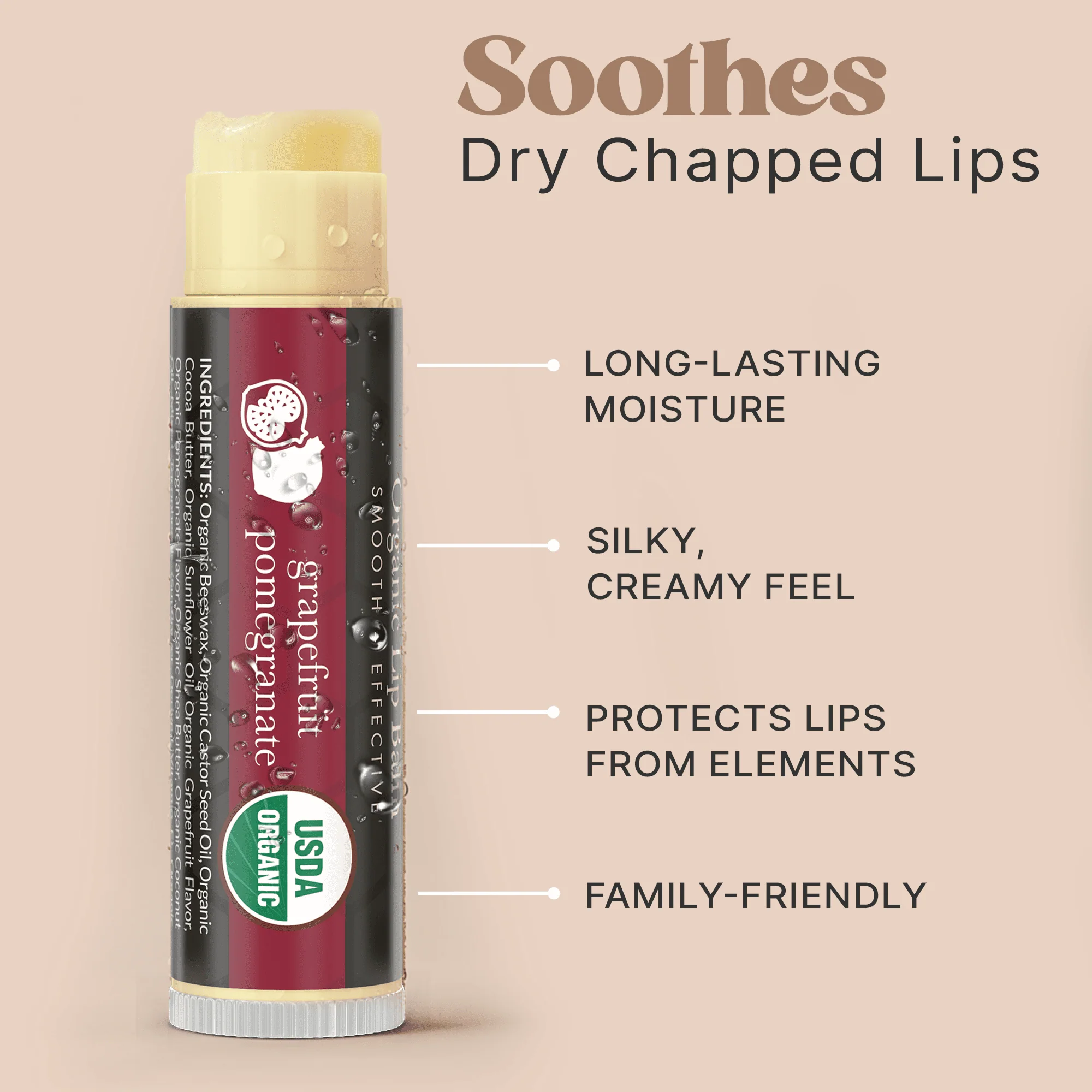Organic Superfruit Lip Balm - (4 PACK) - Image 8
