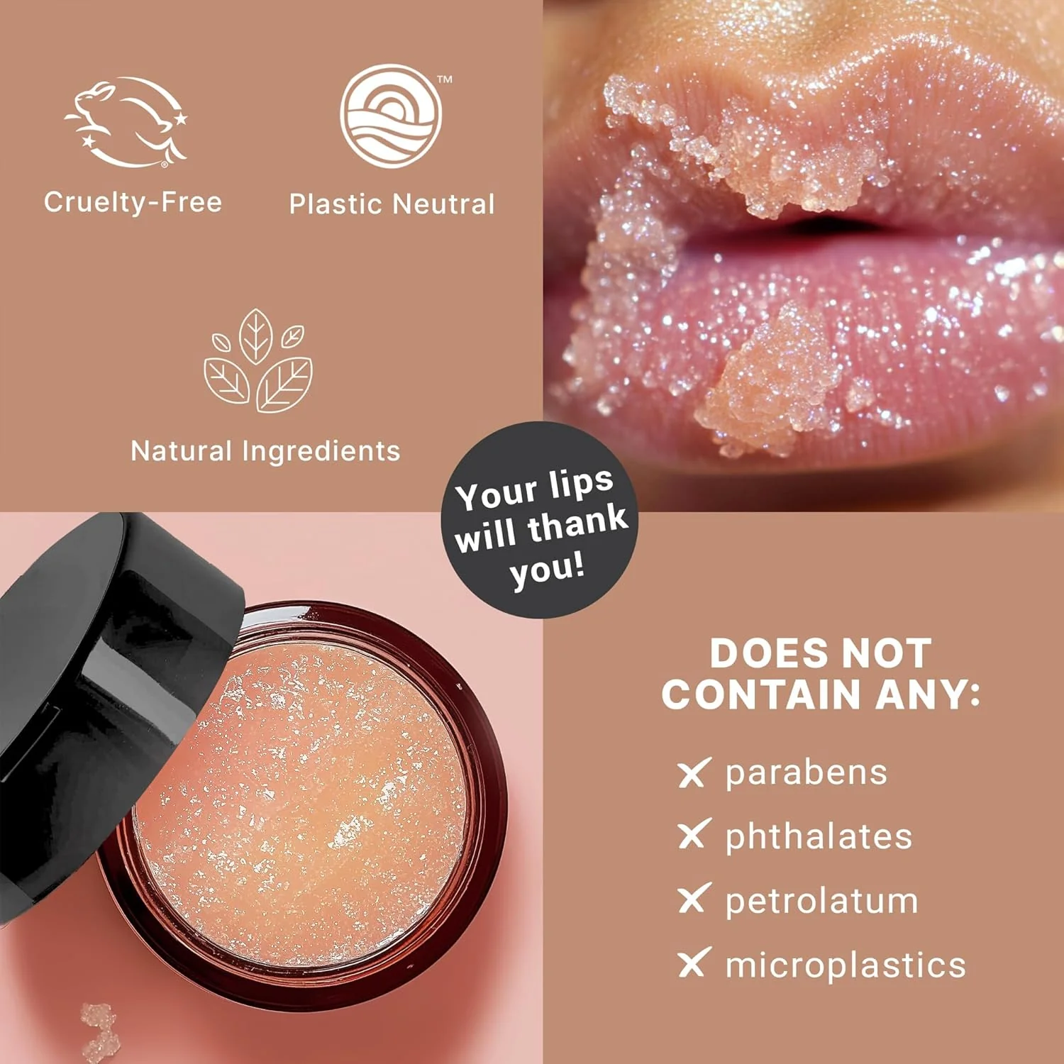 Organic Vanilla Lip Scrub - Image 6