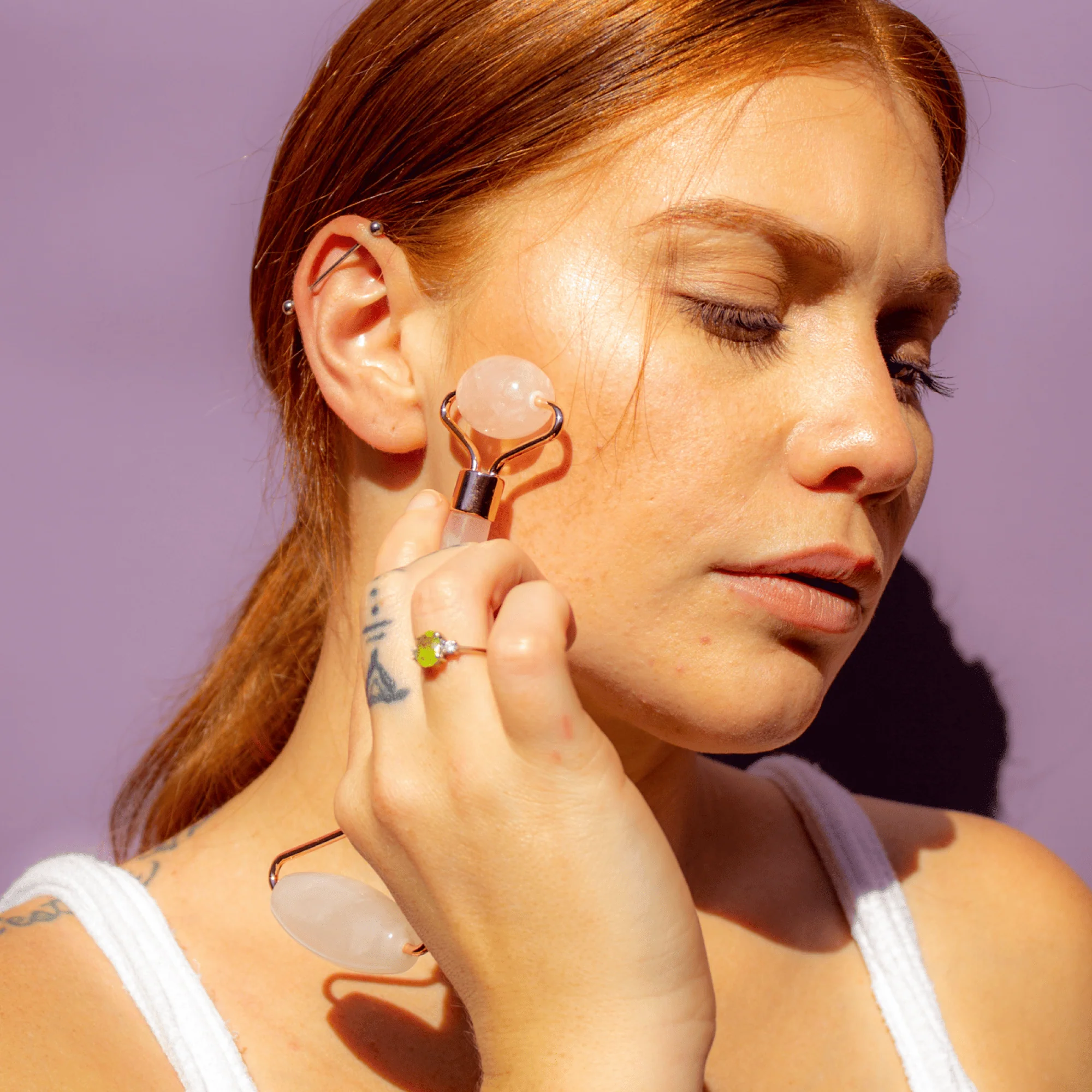 Rose Quartz Roller - Image 6