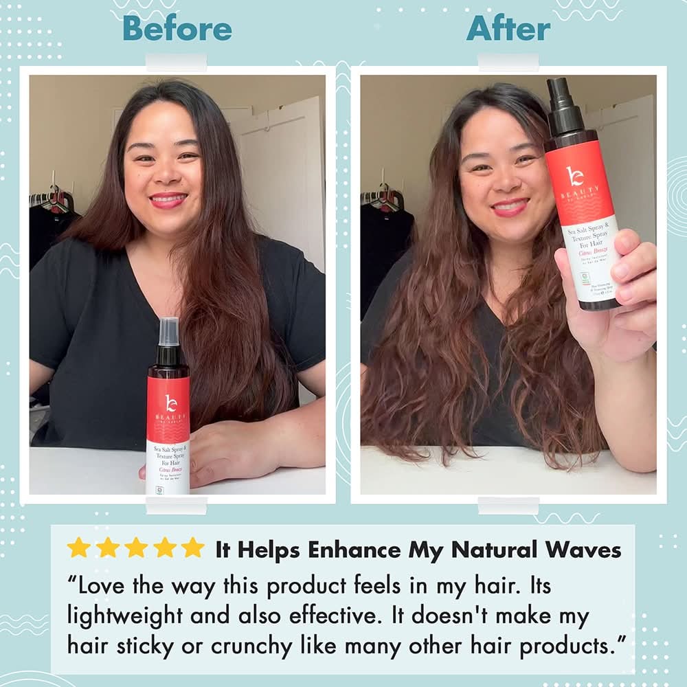 Sea Salt Spray Hair Texturizer - Citrus Breeze - Image 10