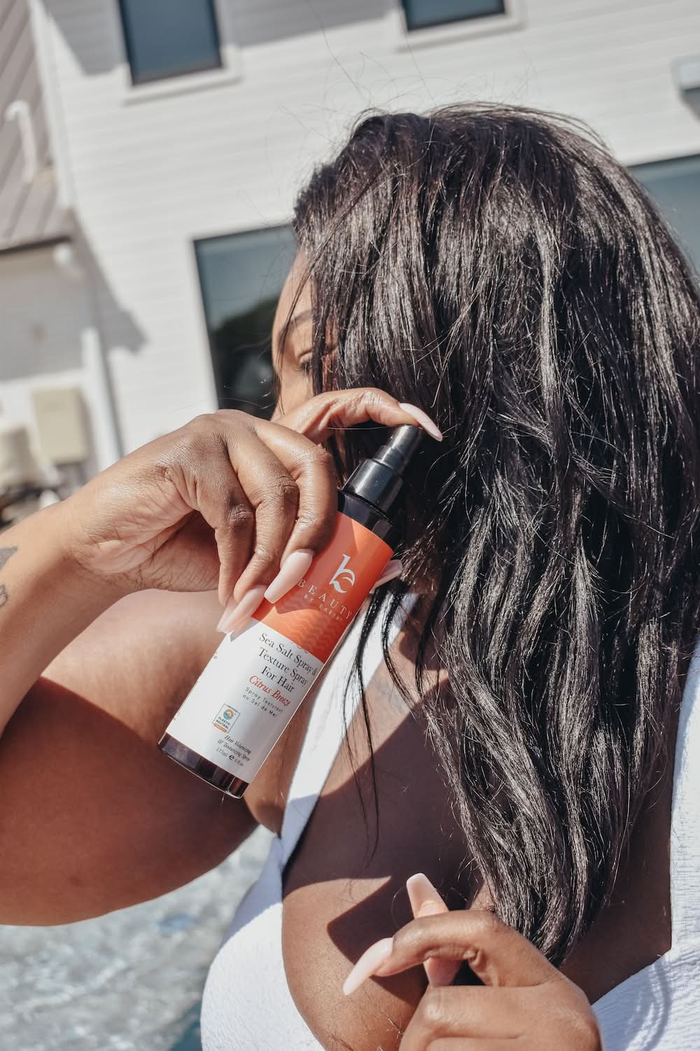 Sea Salt Spray Hair Texturizer - Citrus Breeze - Image 6