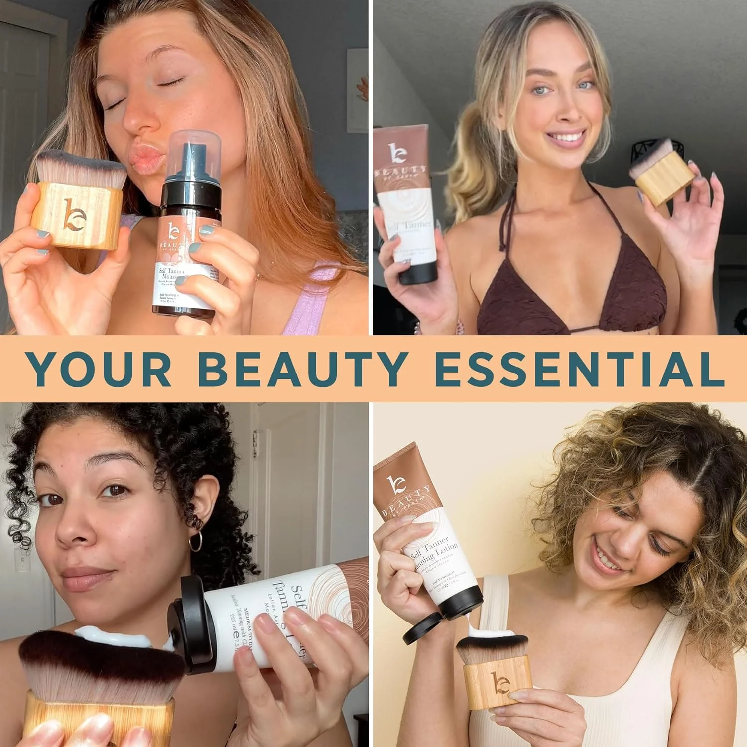 Self Tanner Kabuki Brush Set - Image 3
