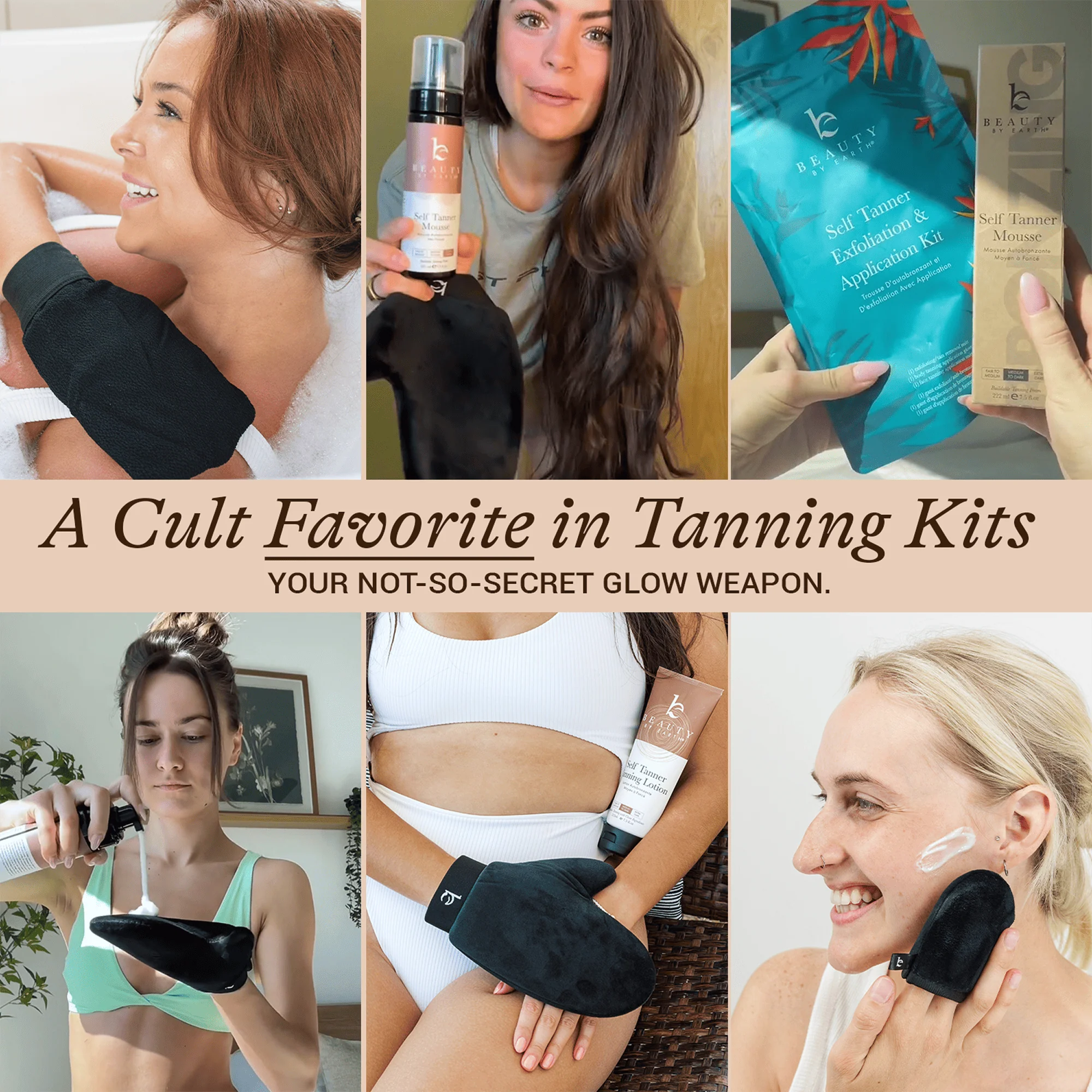 Self Tanning Application Kit (3-Piece Set) - Image 4