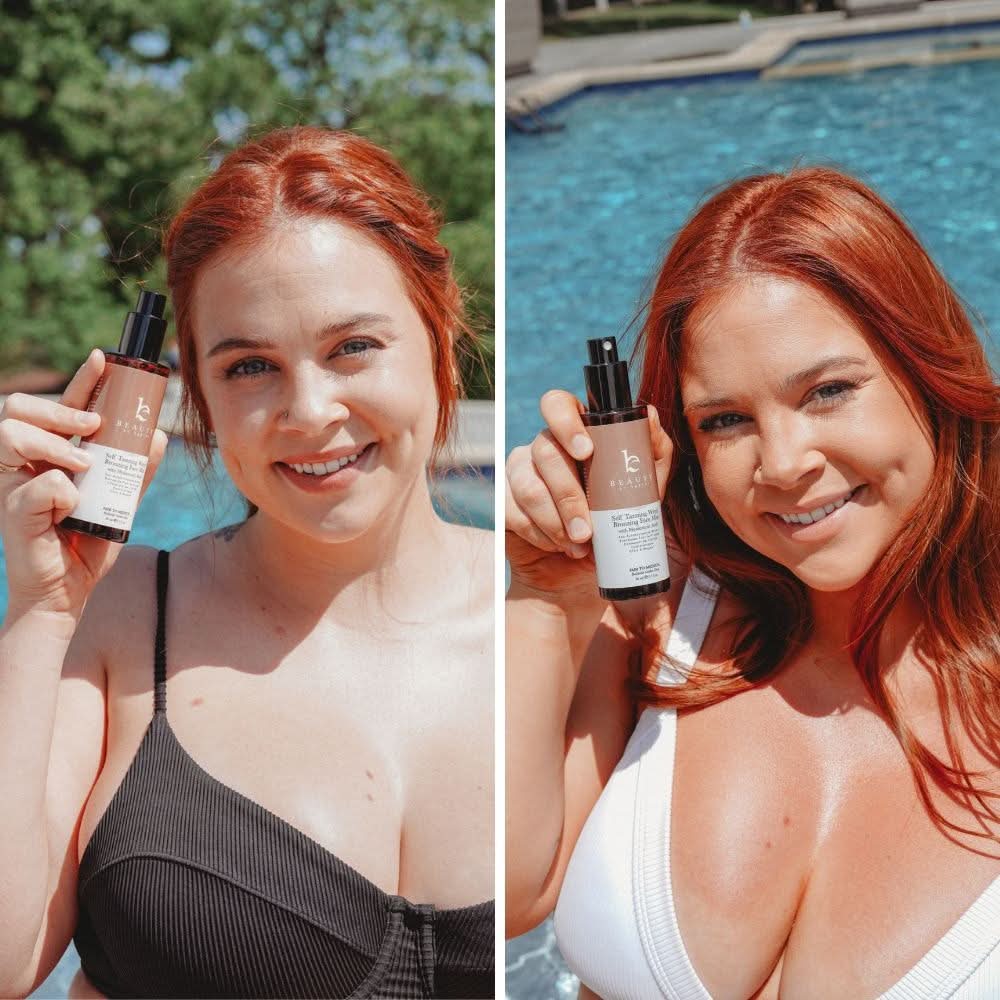 Self Tanning Water Bronzing Face Mist (Medium to Dark) - Image 3